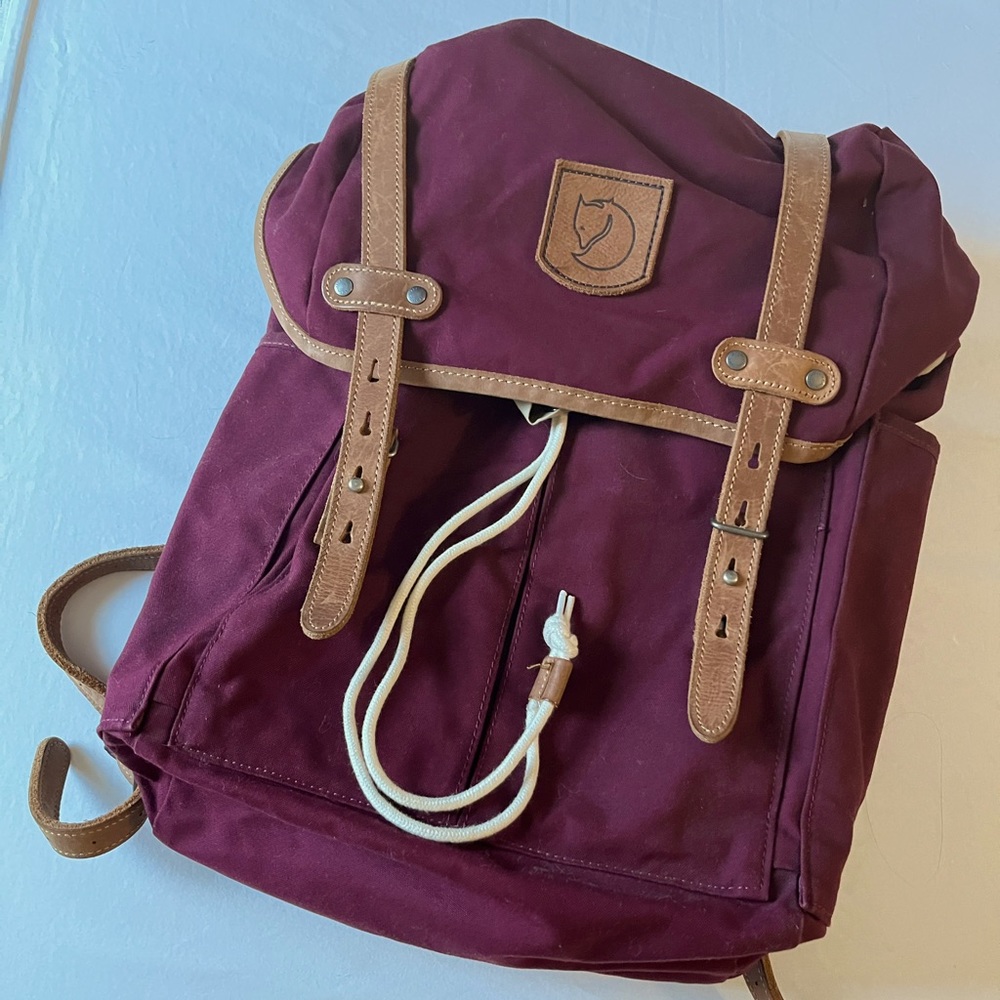 Fjallraven No 21 20L Backpack. Dark Garnet